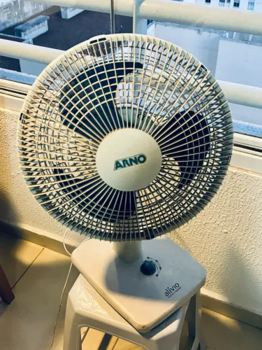 Ventilador Arno 3 velocidades - branco