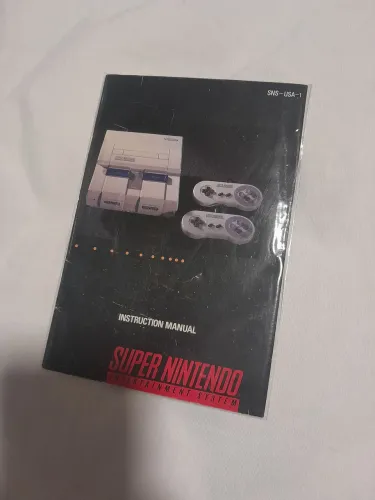 Manual snes nintendo original