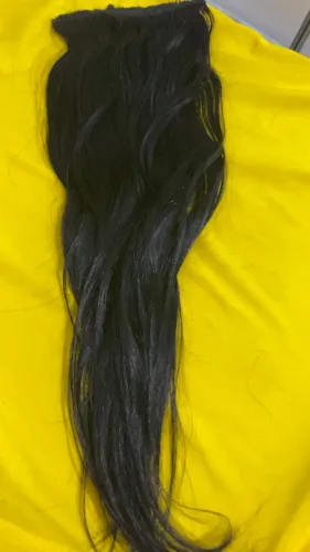 Cabelo humano na tela 