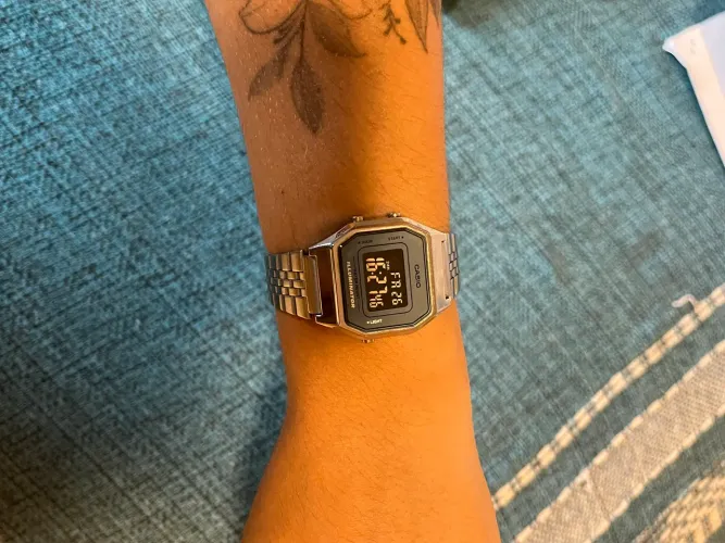 Relógio casio vintage prata