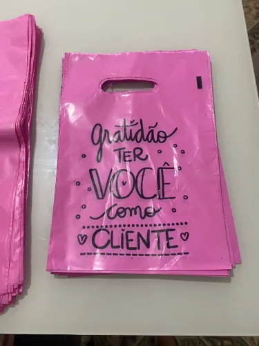 Sacola para loja (Gratidão ter você como cliente)