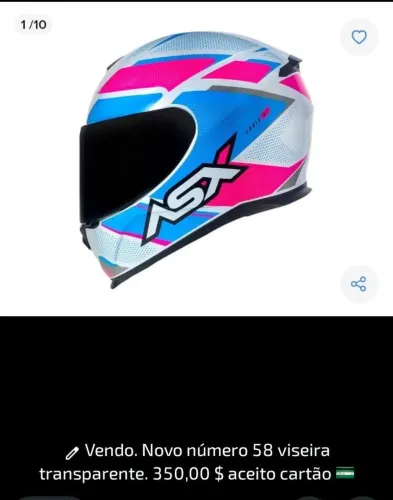 Capacete zerado!!!