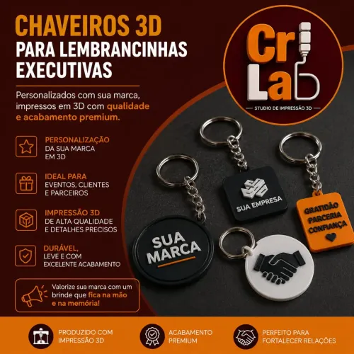 Chaveiros personalizados 