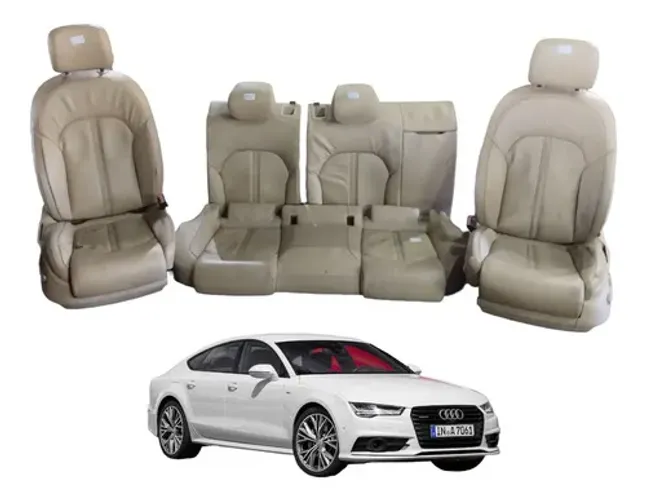 Jogo Bancos Higienizados Audi A7 Tfsi 2011 2012 2013
