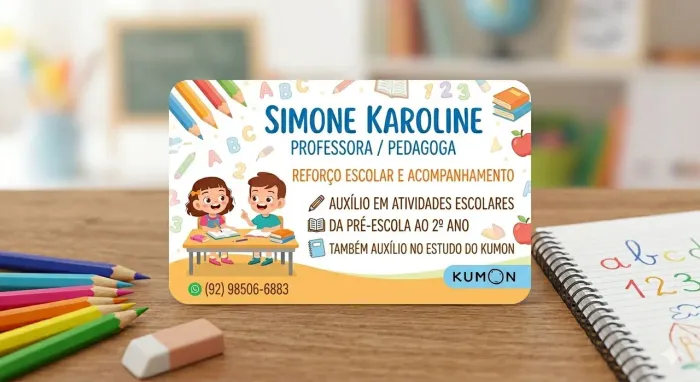 Reforço e acompanhamento escolar 