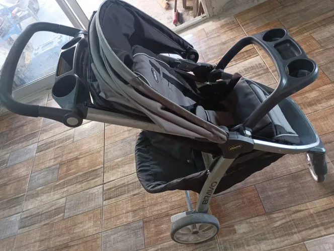 ? KIT CARRINHO DE BEBÊ CHICCO COMPLETO, BEM CONSERVADO E POR APENAS R$ 650,00! ?