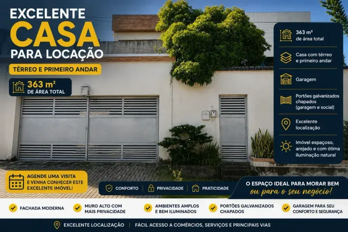 Exc. casa p/locação/Residencial/comercial/perto do aeroporto/shoppings na Imbiribeira - Re
