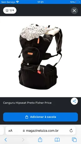 Cangurú Hipseat Fisher Price