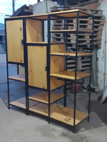 Armários estilo industrial 