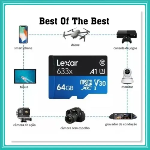 Lexar Cartão De memória High-Performance 633x 64GB