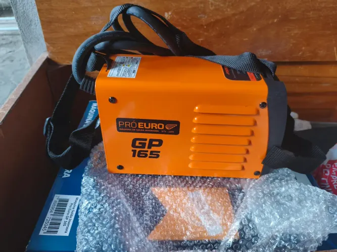 Kit Solda Completo e Novo: Inversora Pró Euro 165 + Máscara + EPIs