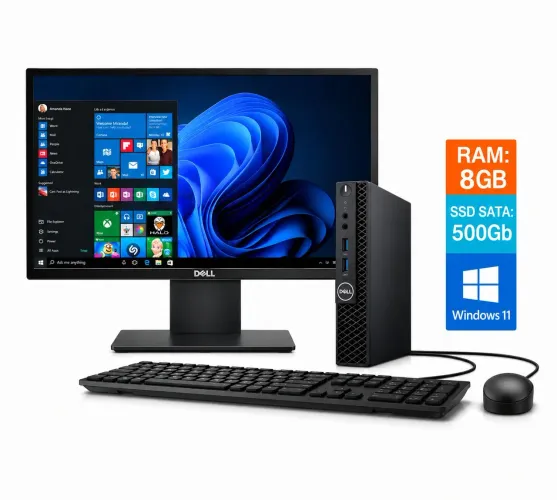Mini Computador DELL (Optiplex 3070) Completo.