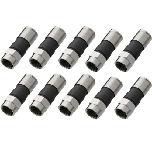 Conector Cabo Coaxial Compressão RG6