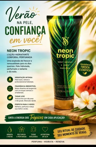 Loção Perfumada Victoria's Secret Neon Tropic 236ml