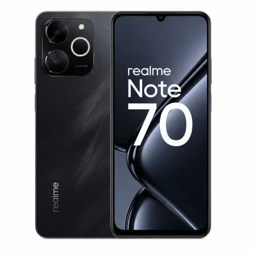 Realme Note 70 256GB / 8GB RAM - Preto e Gold (Novo/Na Caixa) lacrado!!!