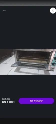 Vendo um forno 1.000 aceito proposta