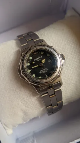 Relógio Technos Skydiver feminino anos 70/80