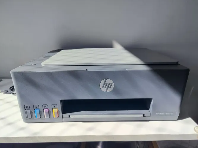 Impressora Hp Smart tank 581 Obs: cabeçote de impressão na cor preta não está funcionando.