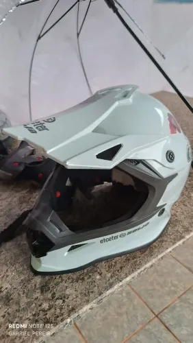 Capacete Cross Fullface Etceter tamanho 58