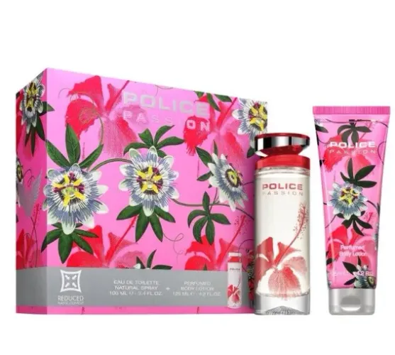 Kit Police Passion Feminino - Eau de Toilette + Body Splash 250ml | Elegância e Frescor