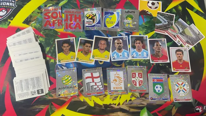 lote figurinhas Copa do Mundo 2010