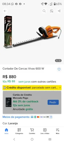 Aparador Cerca viva Farmastil Pro 600w
