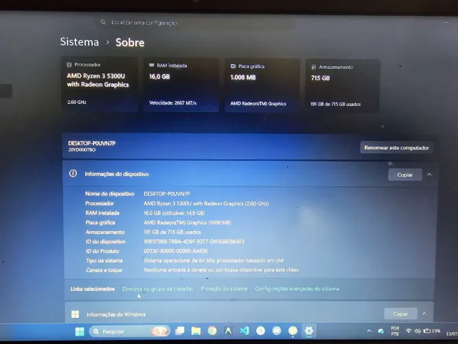 Notebook thinkpad