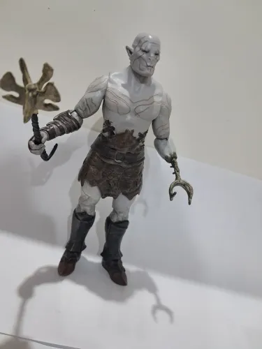 Azog the hobbit boneco senhor dos aneis escala toybiz lord of the rings 