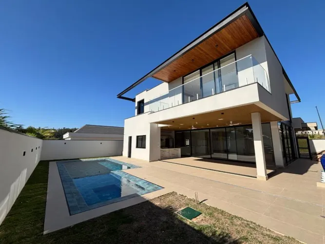 Sobrado para alugar em Indaiatuba, Parque Villa dos Pinheiros, com 5 suítes, com 430 m²