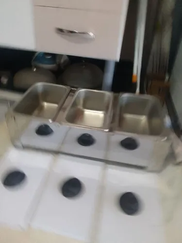 Molheira elétrica 3 cubas em ótimo estado