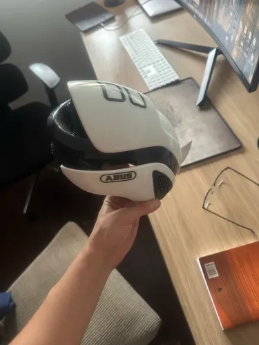Capacete speed road ciclismo Abus Gamechanger branco S