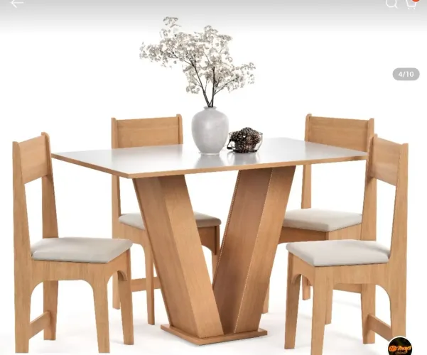 Mesa 4 cadeiras