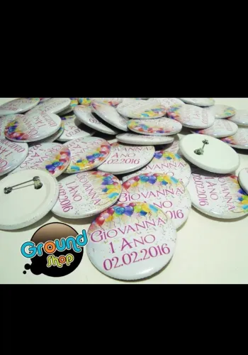 Botons Personalizados 44 mm - Lembrancinhas e Presentes
