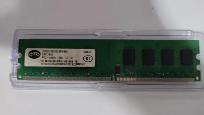 Memória RAM 2GB DDR2 PC2-6400U