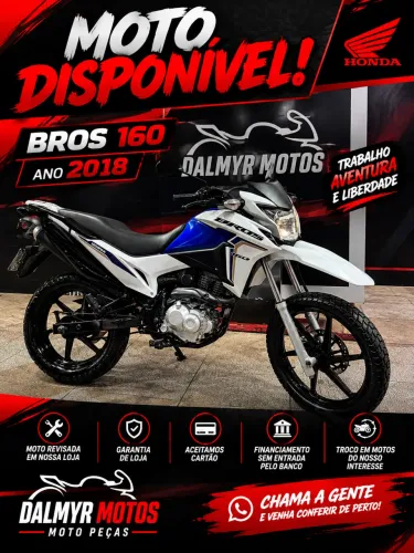 Bros 160 vendo troco aceito cartão financiamento