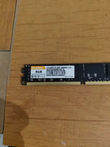 MEMORIA RAM DDR3 8GB KINGDIAN - COM DEFEITO