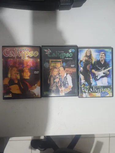 3 DVDs da Banda Calypso