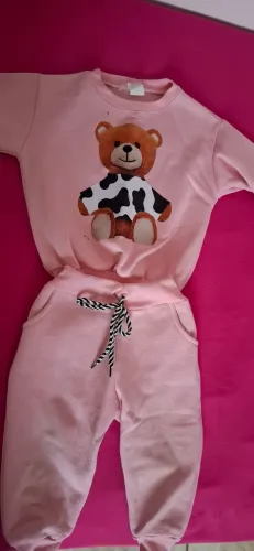 2 Conjunto moletom menina P,M