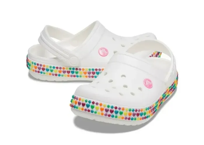 Crocs Crocband Gem Band K NOVO - 100% Original | Off White No.34