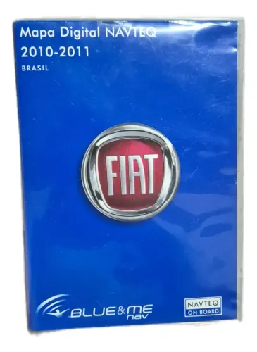 Kit Original Fiat Navteq Completo - Pen Drive + CD + Box - Linea/Punto/Bravo