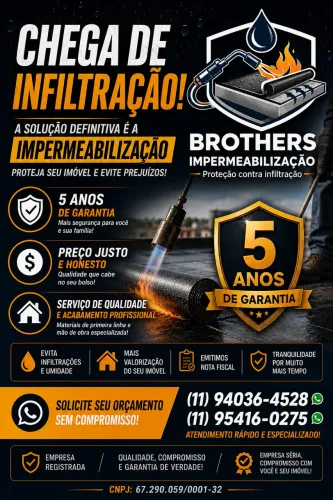 Impermeabilização, problema de infiltração?