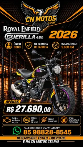 Royal Enfield- Guerilla 450 TOP 2026