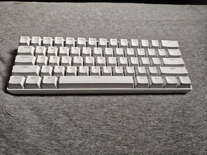 Teclado mecânico switch azul rgb