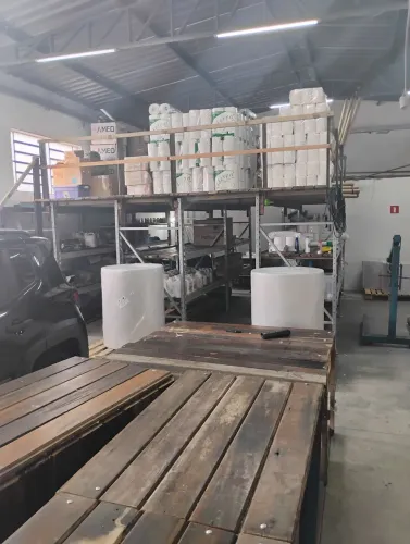 Mezanino 20 m2 5 x 4 com prateleiras