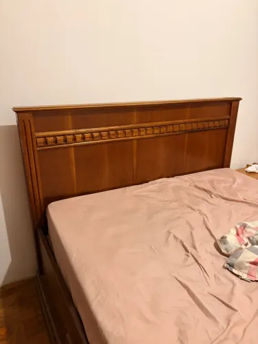 Cama madeira maciça