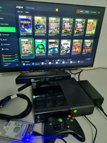 Xbox 360 Desbloqueado HD 1tb com jogos e emuladores