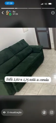 Sofá nem 1 ano de uso , excelente estado