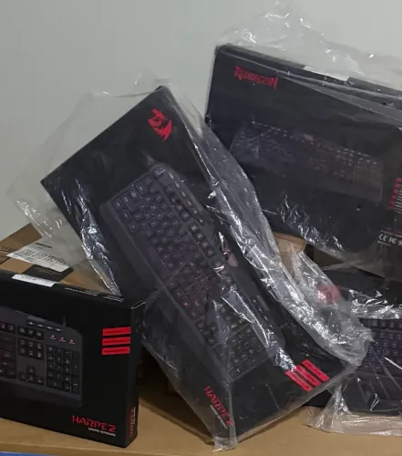 TECLADO MEMBRANA GAMER HARPE 2 RGB PRETO LACRADO 
