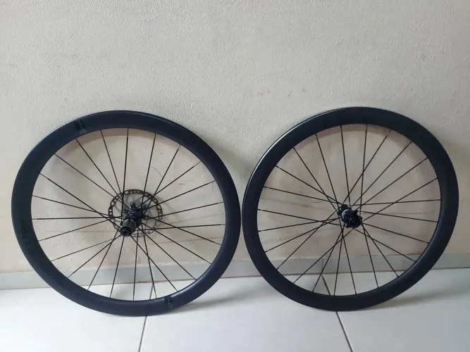 Rodas de carbono speed disco 45mm 