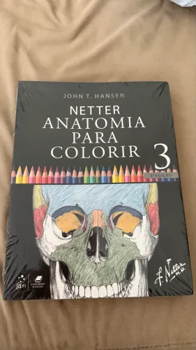 Livro Netter Anatomia Para Colorir 3º edição novo lacrado